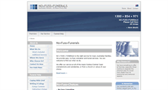Desktop Screenshot of nofussfunerals.com.au